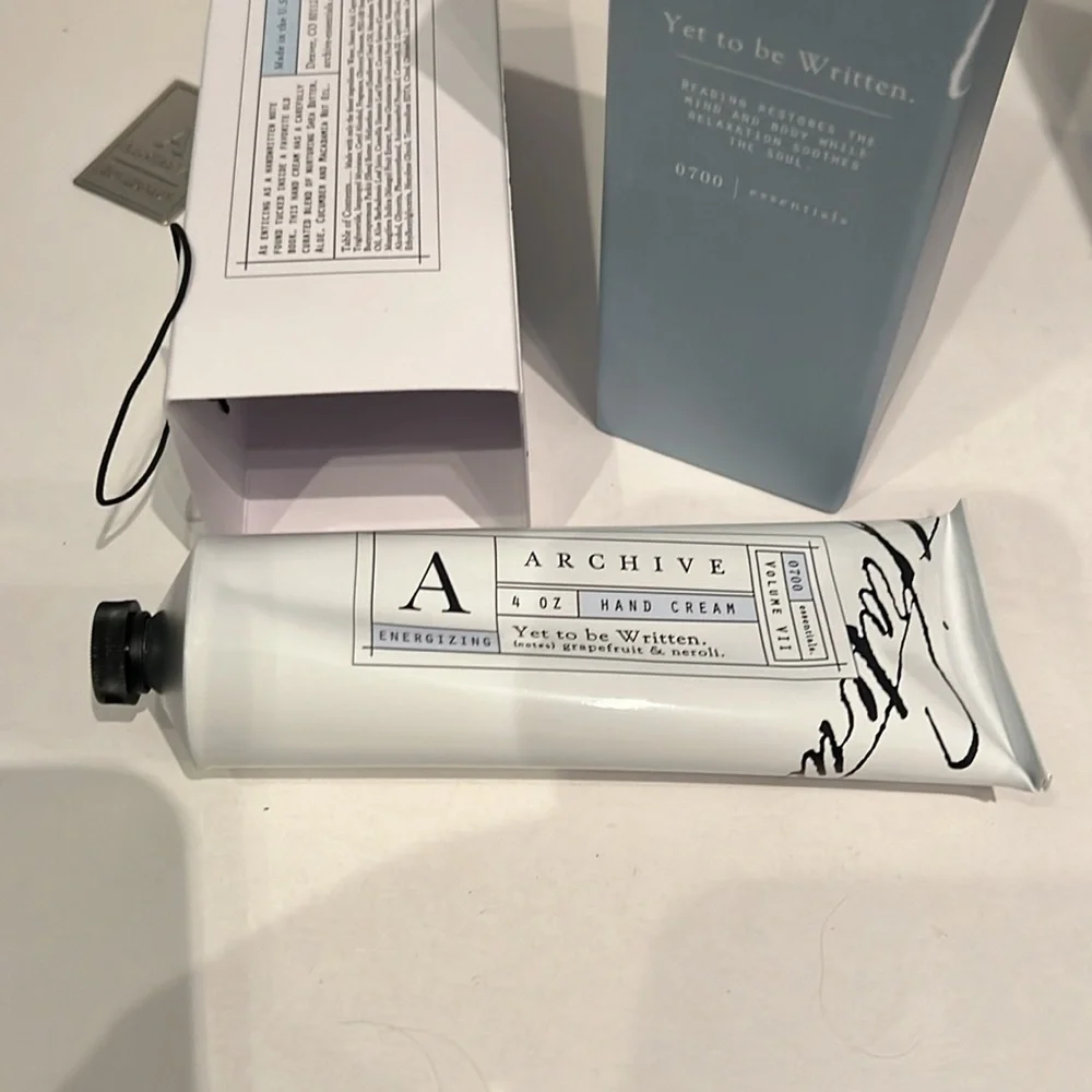 NEW Archive 0700 essentials Hand Cream Yet to Be Written  Margot Elena